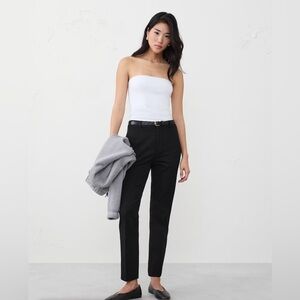 SLOAN SLIM HIGH-RISE ANKLE PANT black business pants